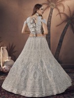 Off White Premium Georgette Lehenga Choli